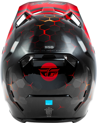 Fly Racing Formula CC Tektonic Helmet Black/Red/Orange - Size 2X