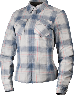 ICON Women's Fallblock Flannel™ Jacket Gray - Model 2822-1906