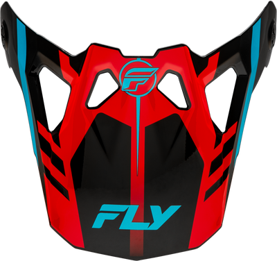 Fly Racing Formula CP Krypton Visor Red/Black/Blue for Youth Sizes