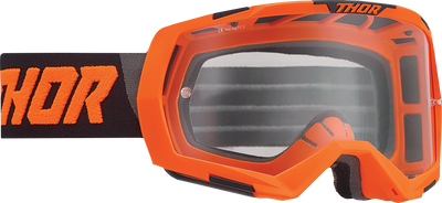THOR Regiment Goggle Flo Orange/Black with Clear Lens - Part 2601-2802