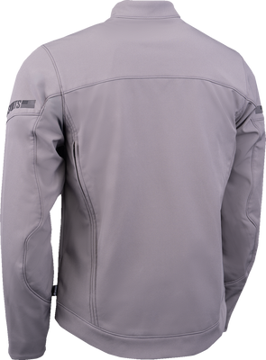 ICON Merc3™ Gray Motorcycle Jacket - XL with D3O® Impact Protectors and Ventilation System