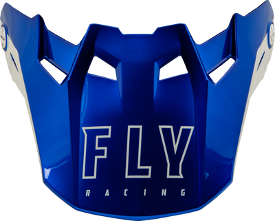 Fly Racing Formula CCN Visor in Metallic Blue and Light Grey