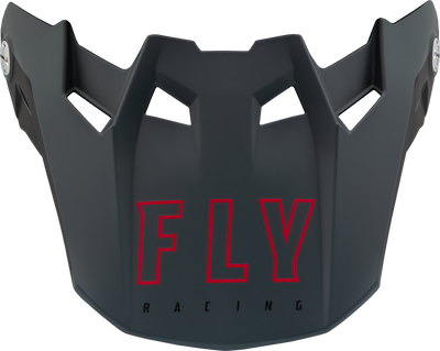 Fly Racing Formula CC Centrum Visor Matte Grey/Black Yellow Small