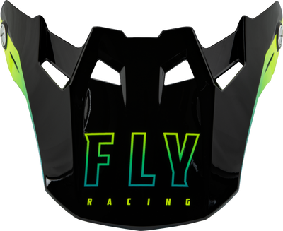 Fly Racing Formula CC Centrum Visor Black, Blue, Hi Vis Yellow - Part 73-47130S