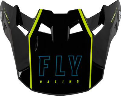 Fly Racing Formula Carbon Tracer Visor Hi Vis/Black Yellow Small