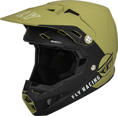 Fly Racing Formula CCN Centrum Helmet Matte Olive Green and Black XS