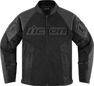 ICON Mesh AF™ Leather Jacket in Black - Size XL - Part Number 2810-3900