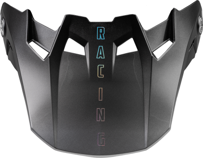 Fly Racing Formula CC Driver Helmet Visor Black, Charcoal & White XL/2X – Part 73-47112L