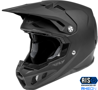 Fly Racing Formula CC Solid Helmet Matte Black Medium (Part #73-4300M)