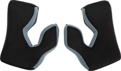 Fly Racing Formula Cheek Pad Black/Cool Grey XL 45mm - Comfortable Motorcycle Helmet Padding