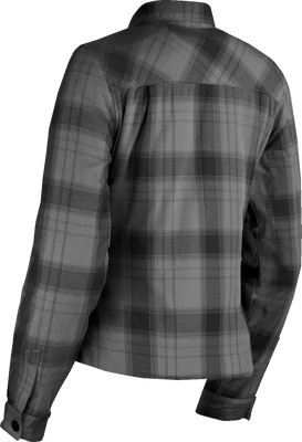 ICON Women's Fallblock Flannel™ Jacket - Black (Part No. 2822-1899)