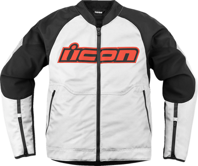 ICON Overlord3™ Jacket in White - Part Number 2820-6695, Large
