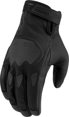 ICON Hooligan CE Gloves - Black, Size XL - Part Number 3301-4357