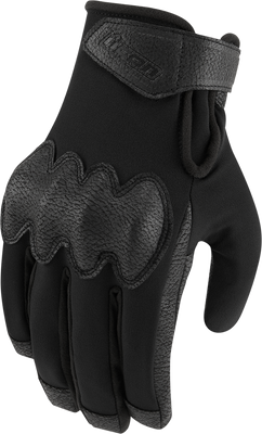 ICON PDX3™ Gloves Black XL - Waterproof and Breathable Riding Gloves