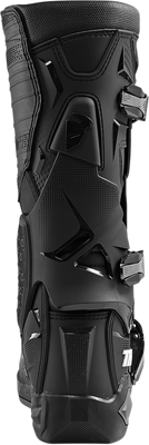 THOR Radial Boots Size 11 – Durable Black Motorcycle Footwear with Adjustable Fit and Steel Shank
