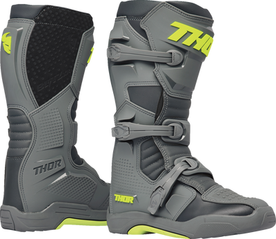 THOR Blitz XR Motorcycle Boots - Gray/Charcoal, US 15, Part Number 3410-3099