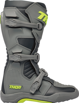 THOR Blitz XR Motorcycle Boots - Gray/Charcoal, US 15, Part Number 3410-3099