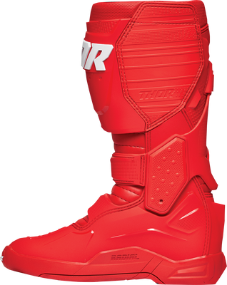 THOR Radial Boots Size 9 - Red, Model 3410-2738