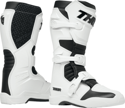 THOR Blitz XR Boots - White/Black US 7 by THOR, Part Number 3410-3100