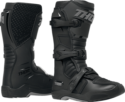 THOR Women's Blitz XR Boots - Black/Gray, US Size 10 - Model 3410-3147