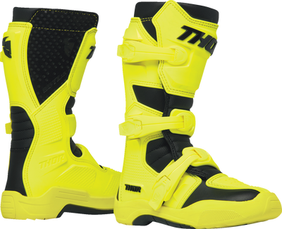 THOR Youth Blitz XR Boots - Acid/Black, Part 3411-0763
