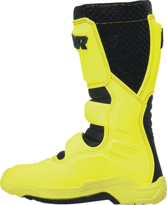 THOR Youth Blitz XR Boots - Acid/Black, Part 3411-0763