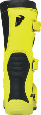 THOR Youth Blitz XR Boots - Acid/Black (US 4) with Reinforced Toe Cap and Adjustable Straps