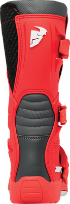 THOR Youth Blitz XR Boots - Red/Charcoal, Part No. 3411-0757