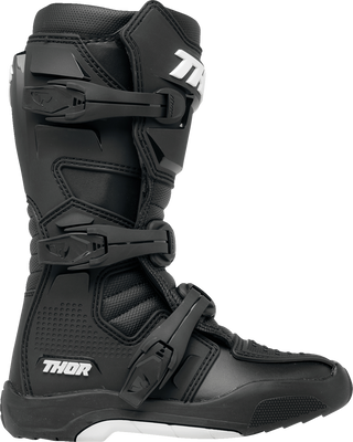 THOR Youth Blitz XR Boots - Black/White, Part Number 3411-0729
