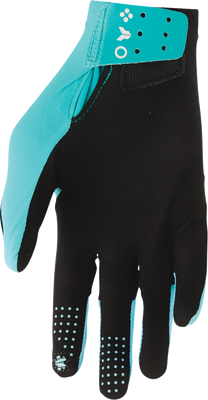 THOR Sportmode Iconic Gloves - Aqua/Powder Blue, Medium - Part #3330-9114