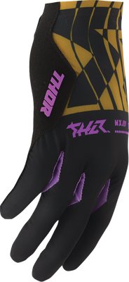 THOR Sportmode Mind Control Gloves 2XL - Black and Caramel, Part Number 3330-8572