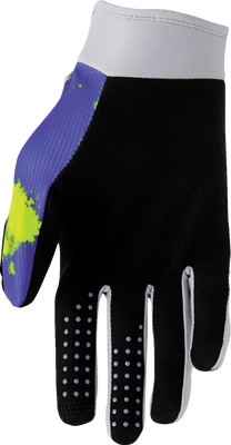 THOR Launchmode Bleach Gloves Gray/Acid Medium - Part Number 3330-8321