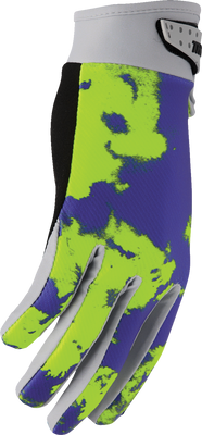 THOR Launchmode Bleach Gloves Gray/Acid Medium - Part Number 3330-8321