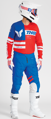 THOR Launchmode Gloves - Patriot, Large (Part Number 3330-8209)