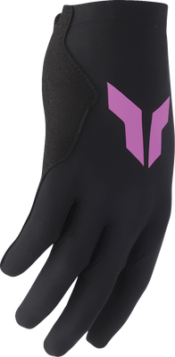 THOR Women's Sportmode Iconic Gloves Black/Orchid Large - Part Number 3331-0286