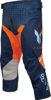 THOR Youth Launchmode Futura Pants - Navy/Orange, Part Number 2903-2613