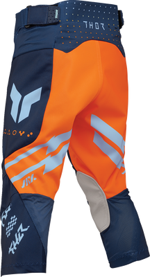 THOR Youth Launchmode Futura Pants - Navy/Orange, Part Number 2903-2613