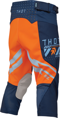 THOR Youth Launchmode Futura Pants - Navy/Orange, Part Number 2903-2613