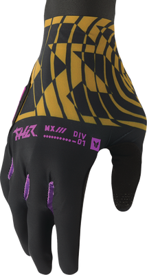 THOR Sportmode Mind Control Gloves XL by THOR - Black and Caramel, Part No. 3330-8571