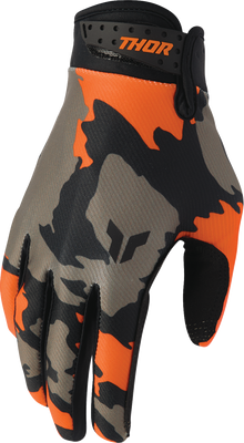 THOR Launchmode Hunter Gloves – Orange/Black, Size XL – Part 3330-8526