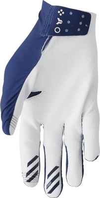 THOR Sportmode Iconic Gloves - Navy/White, Size XS - Part #3330-8230