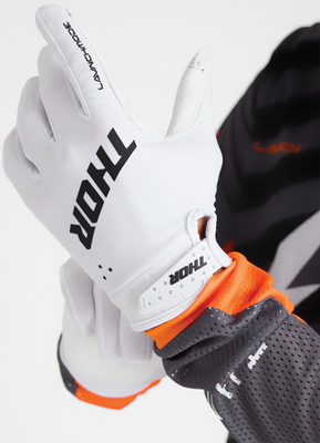 THOR Launchmode Gloves 2XL - White, Model 3330-8229