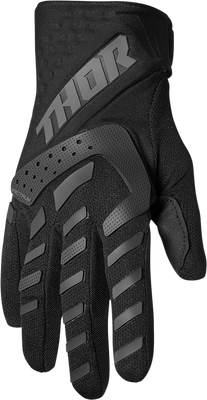 THOR Youth Spectrum Gloves - Black, Large - Part Number 3332-1596