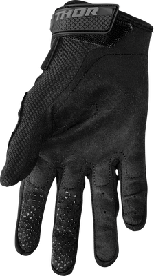 THOR Women's Sector Gloves - Black/Gray, Size XL - Part Number 3331-0241