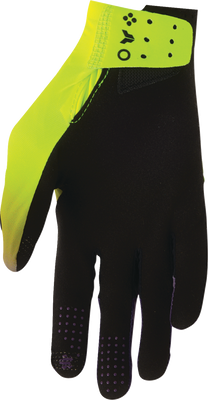 THOR Sportmode Iconic Gloves - Acid/Purple, Small - Part No. 3330-9119