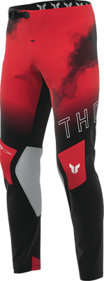 THOR Sportmode Carbon Pants - Black/Red, US 30, Part 2901-12771