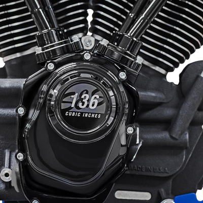 MK136 Black Edition Engine - Oil Cooled - 49 State - M8 Touring
