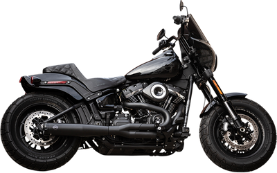 S&S CYCLE Super Street 2:1 Exhaust System - Black, Part Number 550-0788