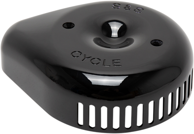 S&S CYCLE Slasher Air Cleaner Cover - Black for S&S Stealth Air Cleaner Kit Part 170-0533