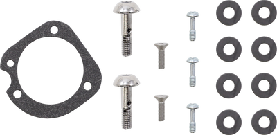 S&S CYCLE Air Stinger Stealth Air Cleaner Kit - Black Chrome Ring (Part #170-0716A)